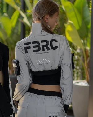 RS-Type 011 Gray Reflective Shrug Jacket