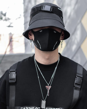 BK-Type 07C Black Bucket Hat