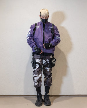 V3-3 Purple Bomber Jacket
