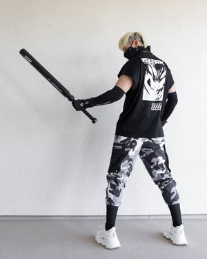 Bzerk Black Oversized Sleeveless T