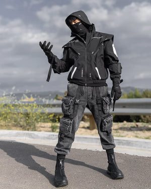 DRC-305 Black Deep Recon Coat