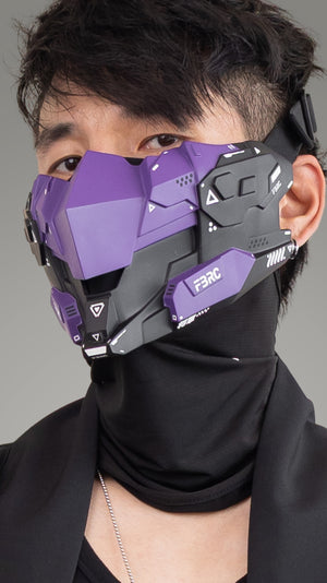 CYM-03 Black Purple Cyber Mask