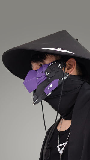 CYM-03 Black Purple Cyber Mask
