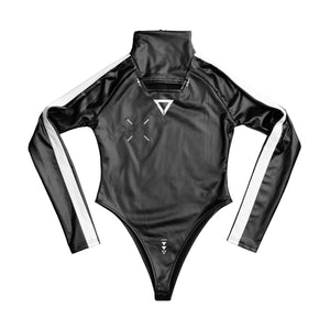 ABS-Type 403 Black Satin Bodysuit