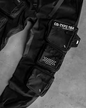 CG-Type 18R Black Cargo Pants