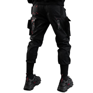 CG-Type 19S Black Red Cargo Pants