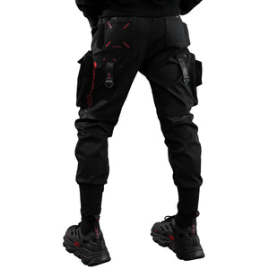 CG-Type 19S Black Red Cargo Pants