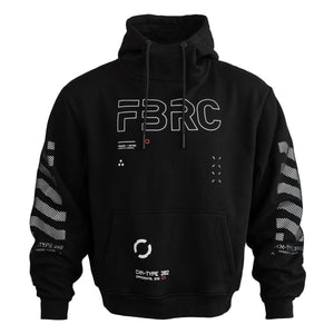 CXM-Type 202 Black Mockneck Hoodie