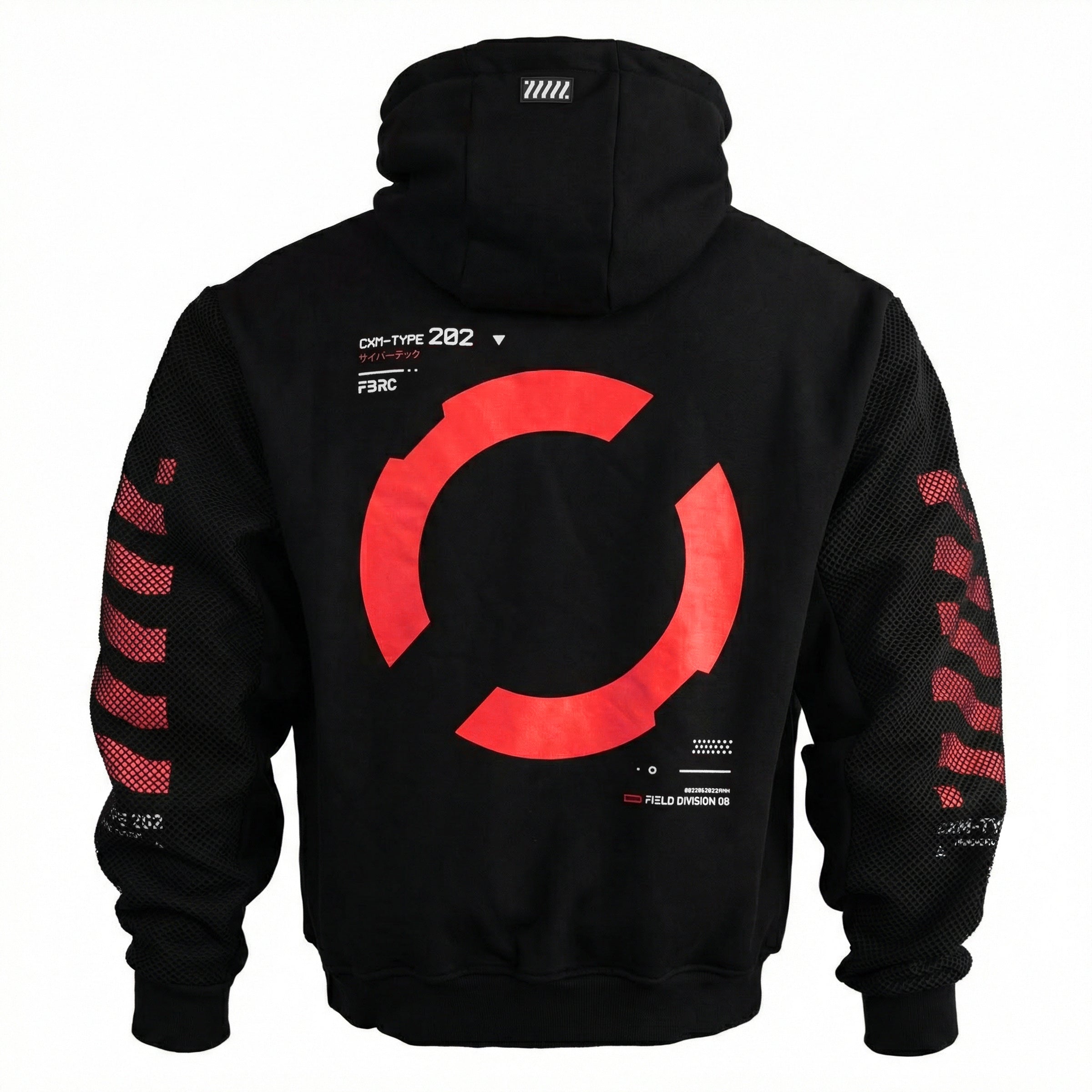 Fabric of the Universe ONI Black Techwear Hoodie