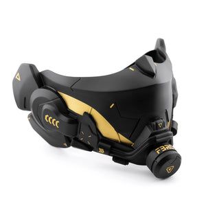 MC-Type 001K Black Gold Cyber Mask