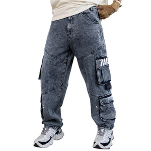 DJ-Type 001A Acid Denim Cargo Pants