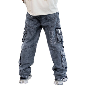 DJ-Type 001A Acid Denim Cargo Pants