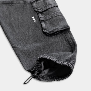 DJ-Type 001A Charcoal Denim Cargo Pants