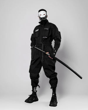 VJ-008 Black Villain Jumpsuit