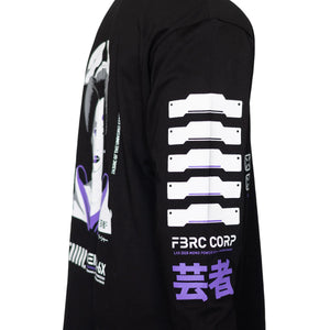 Geisha-6X Black Long Sleeve T