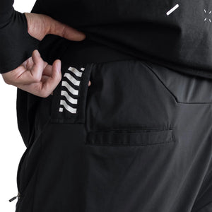 J-Type 005 Black Athletic Joggers