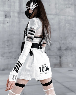MS-Type 1004 White Miniskirt