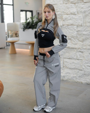 RS-Type 011 Gray Reflective Shrug Jacket