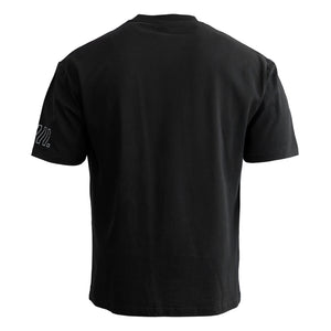 Lone Wolf Black Embroider Short Sleeve T