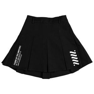 MS-Type 2005 Black Pleated Miniskirt