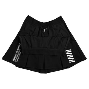 MS-Type 2005 Black Pleated Miniskirt
