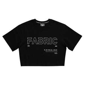 OCT-Type 310 Black Oversized Crop T