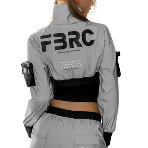 RS-Type 011 Gray Reflective Shrug Jacket