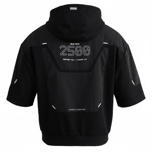 SLG-Type 2500 Black Short Sleeve Hoodie