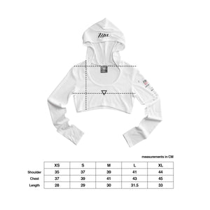 SRG-Type 155 White Super Shrug Hoodie