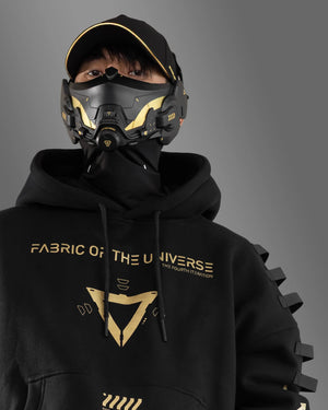 MC-Type 001K Black Gold Cyber Mask
