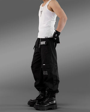 BLG-Type 02 Black Ripstop Cargo Pants
