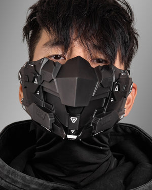 CYM-03 Black Gunmetal Cyber Mask