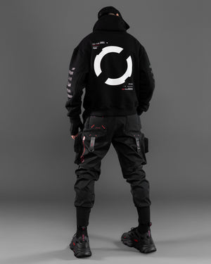 CXM-Type 202 Black Mockneck Hoodie