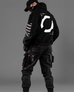 CXM-Type 202 Black Mockneck Hoodie
