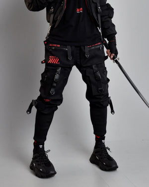 CG-Type 12X(U) Black Red Cargo Pants