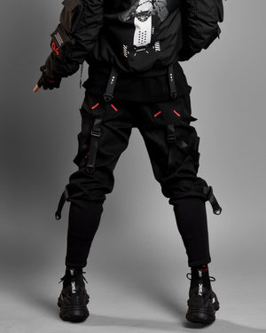 CG-Type 12X(U) Black Red Cargo Pants