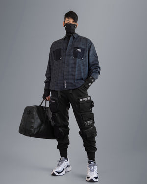 F-Type 025 Green Plaid Flannel Shirt