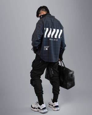 F-Type 025 Green Plaid Flannel Shirt