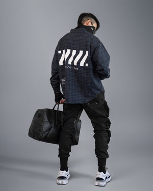 F-Type 025 Green Plaid Flannel Shirt