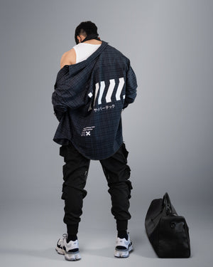 F-Type 025 Green Plaid Flannel Shirt