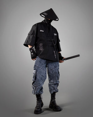 Kimo-Type 045 Black Lightweight Kimono