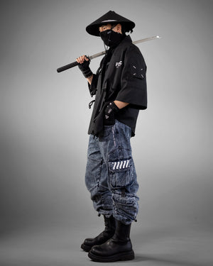 Kimo-Type 045 Black Lightweight Kimono