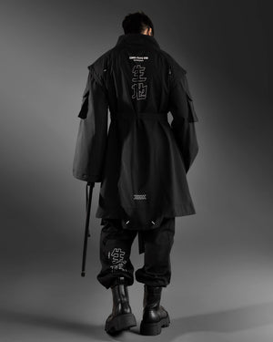 Kimo-Type 550 Black Long Kimono