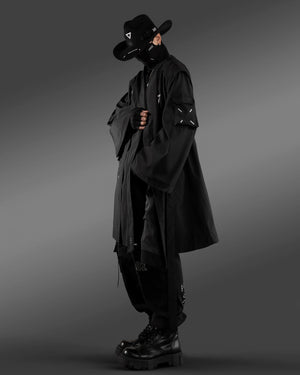 Kimo-Type 550 Black Long Kimono