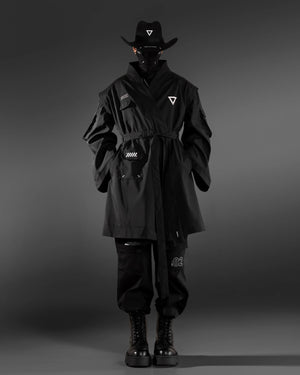 Kimo-Type 550 Black Long Kimono