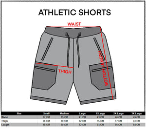 TK-Type 03S Black Athletic Shorts