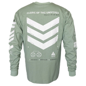 V3-3 Faded Green Long Sleeve T