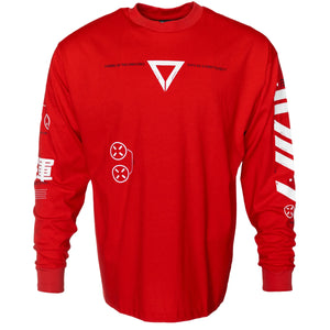 V3-3 Red Long Sleeve T