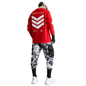 V3-3 Red Long Sleeve T