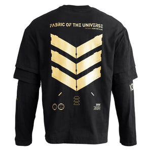 V3-S Black Gold Long Triple Sleeve T